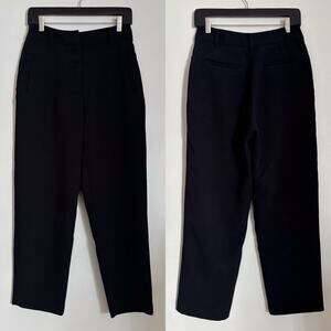 Black Wilfred Aritzia High Rise Straight Leg Work Trousers 6